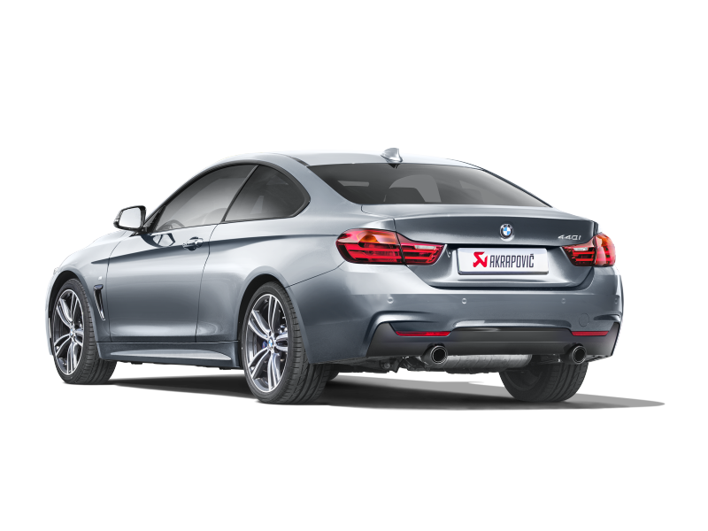 Akrapovic 16-17 BMW 340i (F30 F31) Evolution Line Cat Back (SS) w/ Carbon Tips (Req. Link Pipe) - Burkken Auto Parts