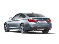 Akrapovic 16-17 BMW 340i (F30 F31) Evolution Line Cat Back (SS) w/ Carbon Tips (Req. Link Pipe) - Burkken Auto Parts