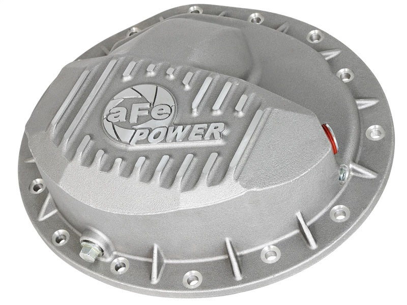 afe Front Differential Cover (Raw; Street Series); Dodge Diesel Trucks 03-12 L6-5.9/6.7L (td) - Burkken Auto Parts