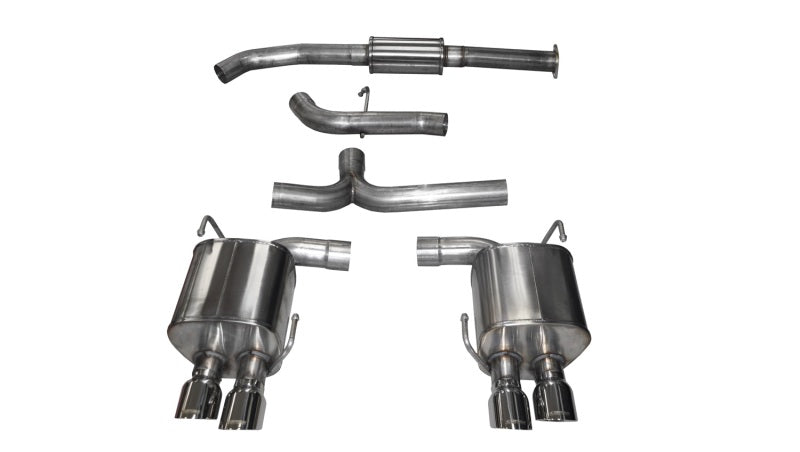 Corsa 2015-2021 Subaru WRX Cat Back Exhaust Polished Quad 3.5in Tips Sport - Burkken Auto Parts