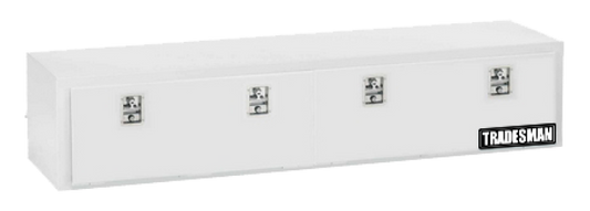 Tradesman Steel Top Mount Truck Tool Box (90in.) - White - Burkken Auto Parts