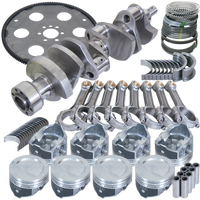 Eagle Chevy 350 1Pc 3.750in Crank 5.700in I-Beam Rod 4.060in Pistons 153 Tooth FP Balanced Assembly - Burkken Auto Parts