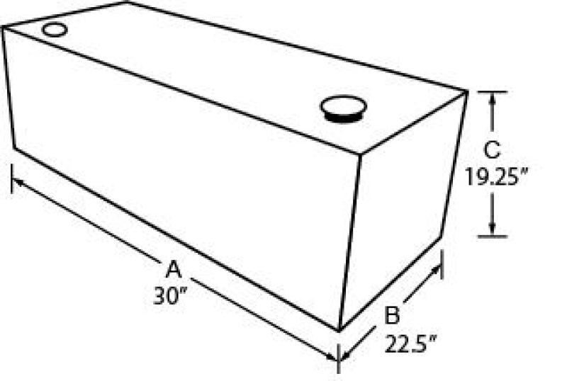Tradesman Steel Rectangular Liquid Storage Tank - White - Burkken Auto Parts
