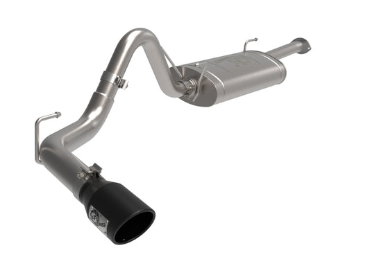 aFe 16-22 Toyota Tacoma Apollo GT Series 2.5in. - 3in. 409 SS Cat-Back Exhaust System w/ Black Tip - Burkken Auto Parts