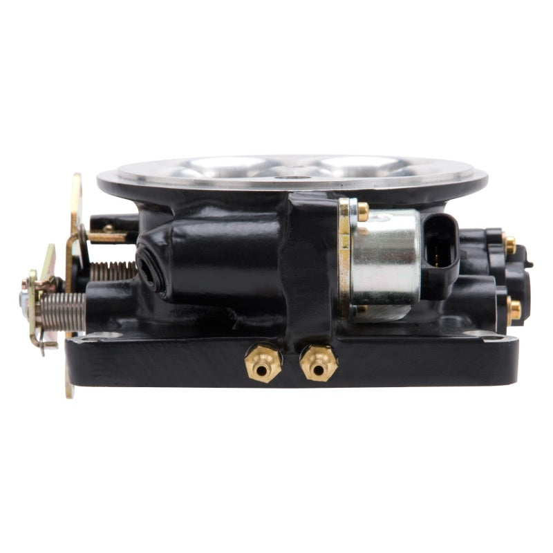 Edelbrock Throttle Body 4-Barrel 4150 Style Flange 1 75In Bores Includes Gm/DeLPHi Iac - Burkken Auto Parts