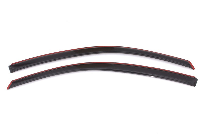 AVS 13-17 Honda Accord Coupe Ventvisor In-Channel Window Deflectors 2pc - Smoke - Burkken Auto Parts