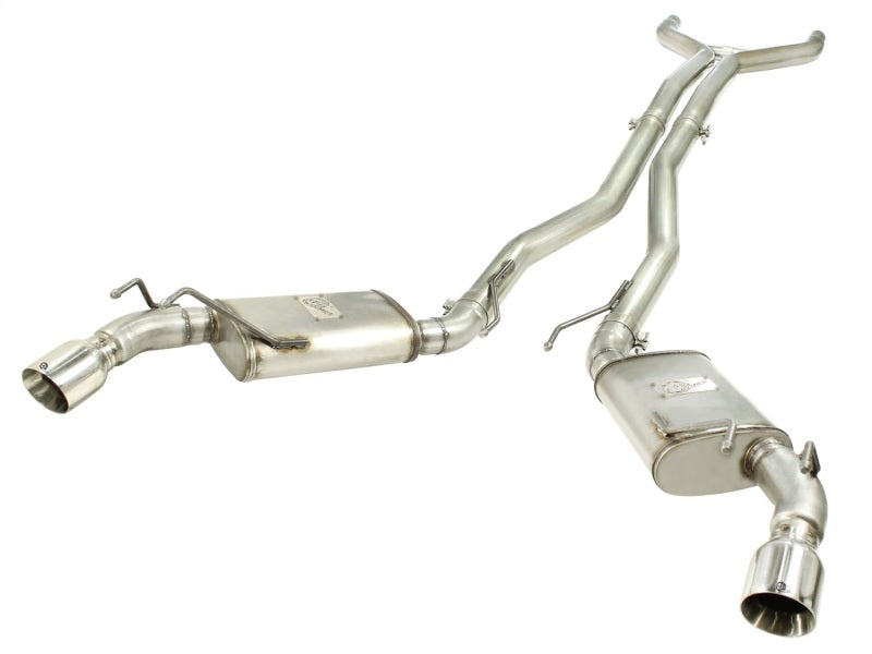 aFe MACHForce XP Exhaust 3in Stainless Stee CB/10-13 Chevy Camaro V8-6.2L (td) (pol tip) - Burkken Auto Parts