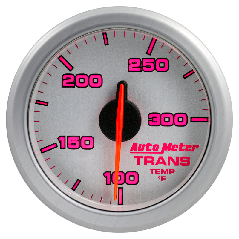 Autometer Airdrive 2-1/6in Trans Temperature Gauge 100-300 Degrees F - Silver - Burkken Auto Parts