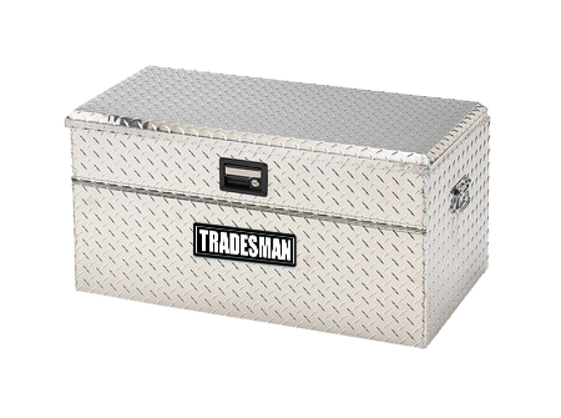 Tradesman Aluminum Flush Mount Truck Tool Box Full/Wide (56in.) - Brite - Burkken Auto Parts