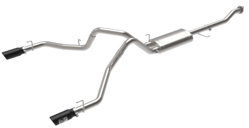 aFe Vulcan Series 3in 304SS Cat-Back w/ Black Tips 15-20 Ford F-150 V6 2.7L/35L(tt) / V8 5.0L - Burkken Auto Parts