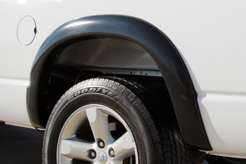 Lund 19-21 Chevy Silverado 1500 SX-Sport Smooth Elite Series Rear Fender Flares - Black (2 Pc.) - Burkken Auto Parts