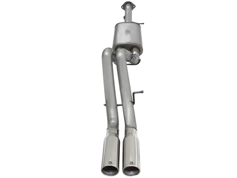 aFe Power MACHForce XP Exhaust System Cat-Back 409 Stainless Steel 07-08 Hummer H2 V8 6.0L/6.2L - Burkken Auto Parts