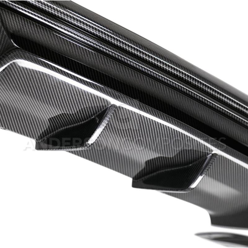 Anderson Composites 2016+ Chevy Camaro SS Type-AZ Carbon Fiber Rear Diffuser - Burkken Auto Parts