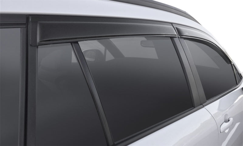 AVS 22-23 Toyota Corolla Cross Outside Mount Ventvisor Defector 4pc - Smoke - Burkken Auto Parts