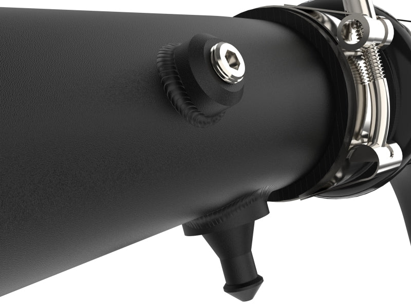 aFe 21-22 Ford F-150/Raptor V6-3.5L (tt) BladeRunner 2.5in Aluminum Hot Charge Pipe Black - Burkken Auto Parts
