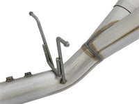 aFe ATLAS 4in DPF-Back Alum Steel Exhaust System w/Dual Exit Polished Tip 2017 GM Duramax 6.6L (td) - Burkken Auto Parts