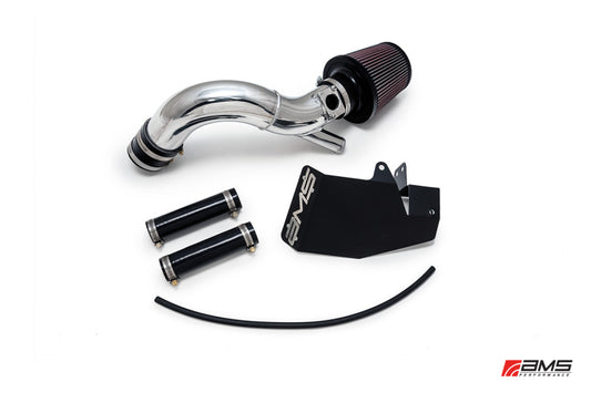 AMS Performance 08-15 Mitsubishi EVO X Replacement Intake Pipe w/MAF Housing & Bungs - Polished - Burkken Auto Parts