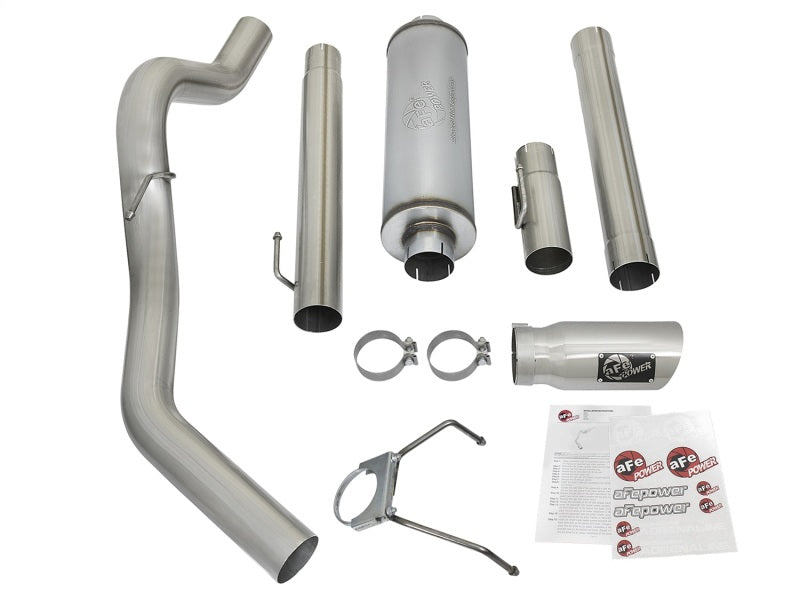 aFe MACHForce XP Exhausts Cat-Back SS-409 EXH CB Dodge Diesel Trucks 03-04 L6-5.9L (td) - Burkken Auto Parts