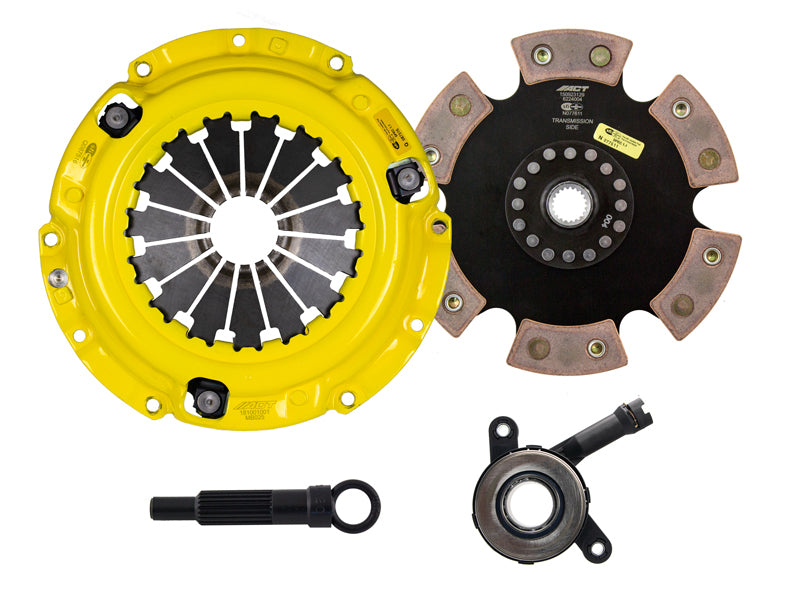 ACT 08-17 Mitsubishi Lancer GT / GTS HD/Race Rigid 6 Pad Clutch Kit - Burkken Auto Parts