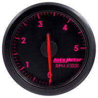Autometer Airdrive 2-1/6in Tachometer Gauge 0-5K RPM - Black - Burkken Auto Parts