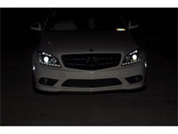 Spyder Mercedes Benz C-Class 08-11 Projector Headlights Halogen - DRL Blk PRO-YD-MBW20408-DRL-BK - Burkken Auto Parts
