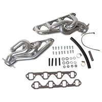 BBK 86-93 Mustang 5.0 Shorty Tuned Length Exhaust Headers - 1-5/8 Silver Ceramic - Burkken Auto Parts