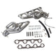 BBK 86-93 Mustang 5.0 Shorty Tuned Length Exhaust Headers - 1-5/8 Silver Ceramic - Burkken Auto Parts