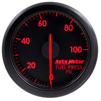 Autometer Airdrive 2-1/6in Fuel Pressure Gauge 0-100 PSI - Black - Burkken Auto Parts