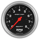 Autometer Sport-Comp 3-3/8 inch 8000 RPM Electronic In Dash Tach - Burkken Auto Parts