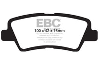 EBC 12+ Hyundai Accent 1.6 Greenstuff Rear Brake Pads - Burkken Auto Parts