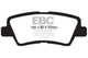 EBC 12 Hyundai Elantra 1.8 Redstuff Rear Brake Pads - Burkken Auto Parts