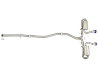aFe Takeda 3in 304 SS Cat-Back Exhaust System w/ Blue Tips 2017 Honda Civic Si I4 1.5L (t) - Burkken Auto Parts