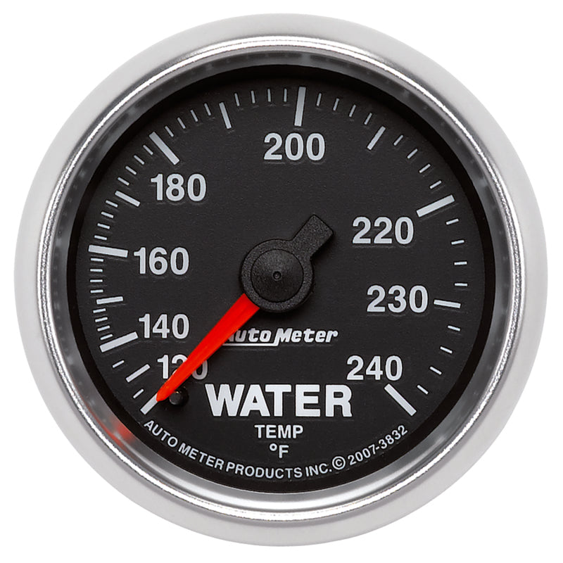 Autometer GS 52mm 120-240 Deg F Mechanical Water Temperature Gauge - Burkken Auto Parts