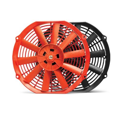 BLOX Racing 10inch Electric Slim Fan - Red - Burkken Auto Parts