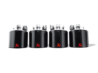 Akrapovic 06-13 Chevrolet Corvette ZO6/ZR1 (C6) Tail Pipe Set (Carbon 125 mm) - Burkken Auto Parts