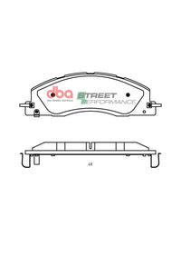 DBA 2019+ RAM 2500/3500 (DJ) 6.7L 4WD SP Performance Front Brake Pads