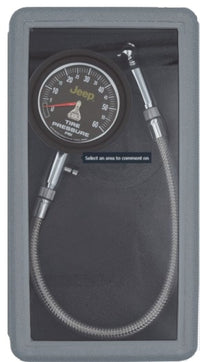 Autometer JEEP 0-60 PSI Analog Tire Pressure Gauge - Burkken Auto Parts