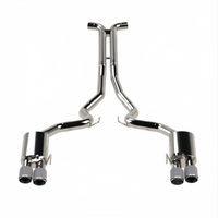 Kooks 18-24 Ford Mustang GT 5.0 3in. Valved Touring Cat-Back Exhaust - Carbon Tips - Burkken Auto Parts