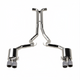 Kooks 18-24 Ford Mustang GT 5.0 3in. Valved Touring Cat-Back Exhaust - Carbon Tips - Burkken Auto Parts