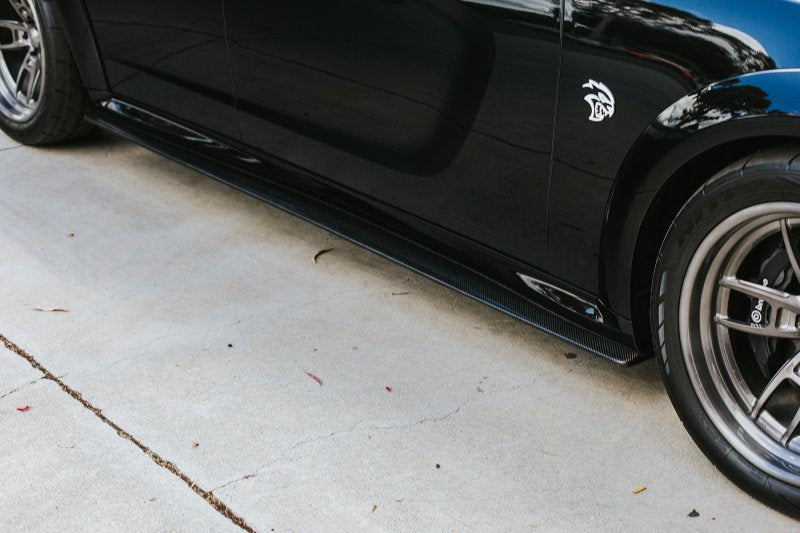 Anderson Composites 20-21 Dodge Charger Hellcat Type-MB Wide Body Rocker Panel Splitter - Burkken Auto Parts