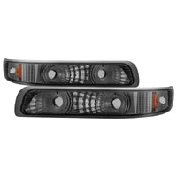 xTune Chevy Silverado 99-02 Amber Reflector Bumper Lights Smoke CBL-JH-CS99-AM-SM - Burkken Auto Parts