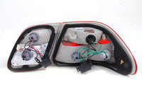ANZO 1996-2002 Mercedes Benz E Class W210 Taillights Red/Smoke G2 - Burkken Auto Parts