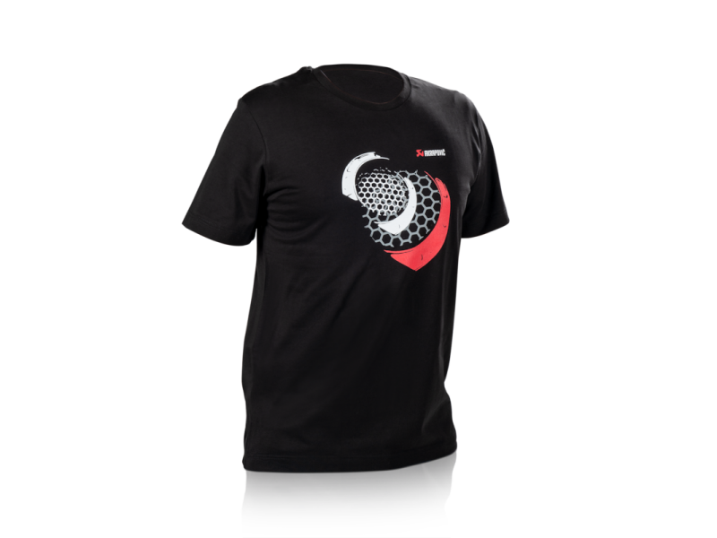 Akrapovic Lifestyle T-shirt Mesh Mens Black - Medium - Burkken Auto Parts
