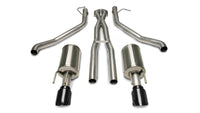 Corsa 05-06 Pontiac GTO 6L V8 2.5in Sport Cat-Back Exhaust + XPipe w/Dual Exit Single 4in BlackTips - Burkken Auto Parts