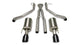 Corsa 05-06 Pontiac GTO 6L V8 2.5in Sport Cat-Back Exhaust + XPipe w/Dual Exit Single 4in BlackTips - Burkken Auto Parts