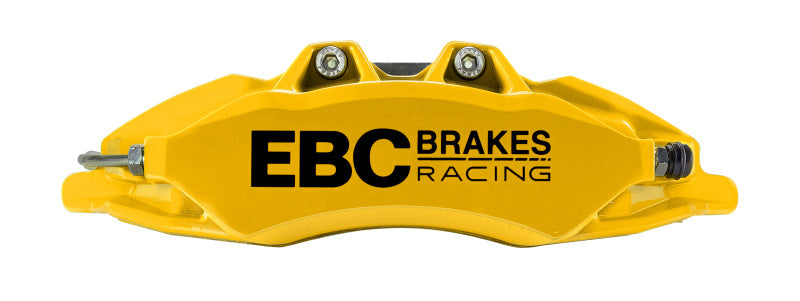 EBC Racing 17-21 Honda Civic Type-R (FK8) Yellow Apollo-6 Calipers 380mm Rotors Front Big Brake Kit - Burkken Auto Parts