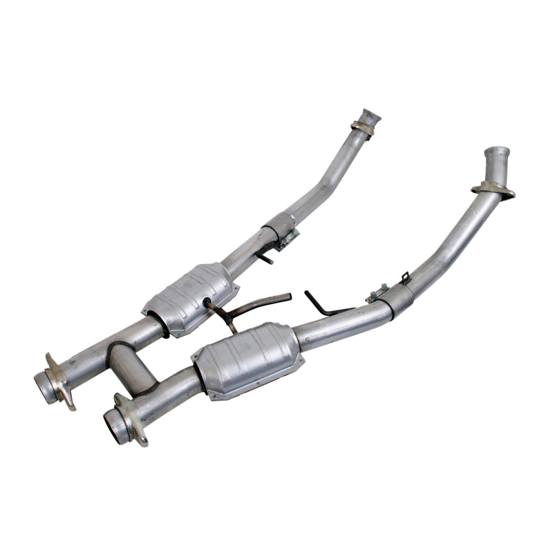 BBK 94-95 Mustang 5.0 High Flow H Pipe With Catalytic Converters - 2-1/2 - Burkken Auto Parts