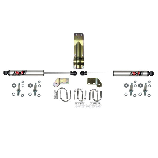 Skyjacker 05-24 Ford F250/F350 ADX 2.0 Dual Stabilizer Kit w/ CNC Machined Polished Alum. - Burkken Auto Parts