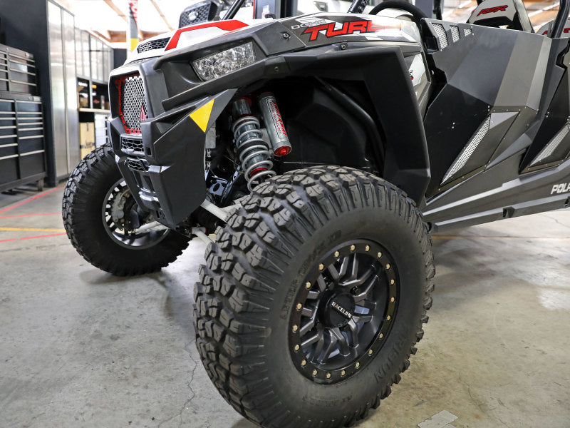 aFe 14-16 Polaris RZR 925/1000cc Sway-A-Way 2.5 Front Coilover Kit w/ PB Reservoirs and Comp Adj - Burkken Auto Parts