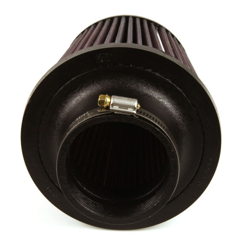 K&N Universal Rubber Filter - Round Tapered 6in Base OD x 3in Flange ID x 6in H - Burkken Auto Parts